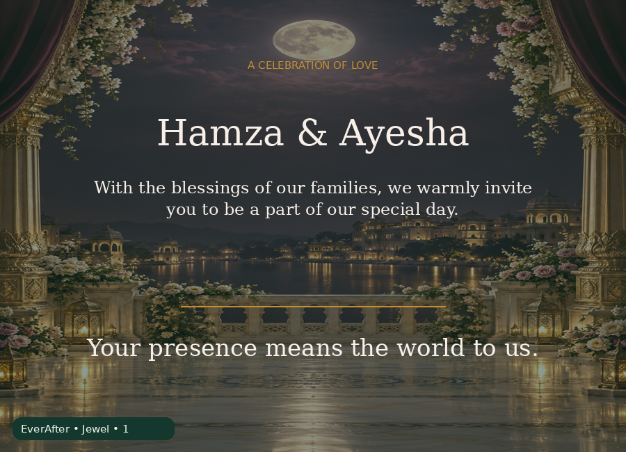 Hamza & Ayesha — photo 1