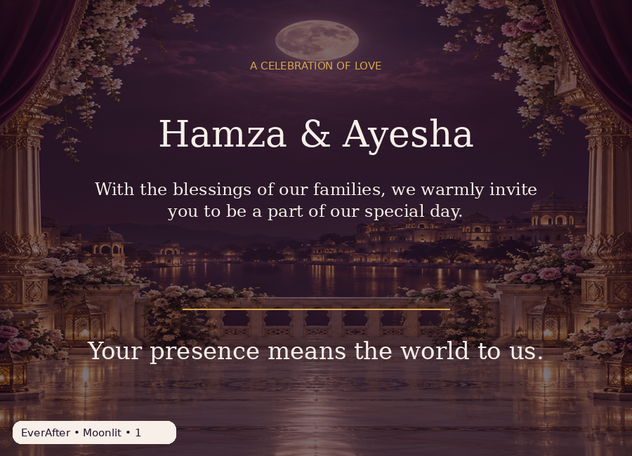 Hamza & Ayesha — photo 1